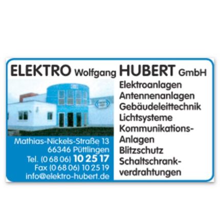 Logotyp från Elektro W. Hubert GmbH