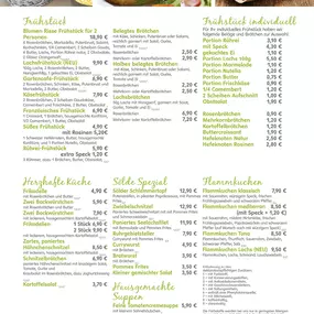 Blumen-Risse, Gartencenter-Dortmund-Sölde, Café, Gartencafé, Speisekarte, Frühstück, Herzhafte-Küche, Sölde-Spezial, Flammkuchen, Hausgemachte-Suppen