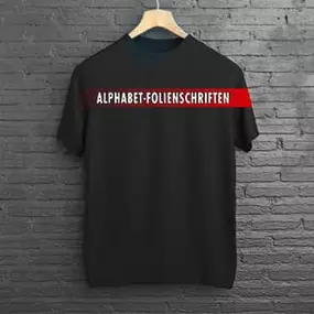 Textildruck -  Alphabet Folienschriften & Werbetechnik München