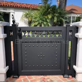 Outdoor locked gate