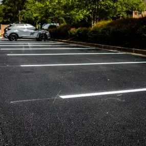 Our team offers asphalt line striping services for properties in Maryland, Northern Virginia, and the D.C. Metro area. Get a quote today!