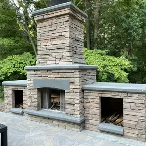 Outdoor Fireplace contractor in North Carolina