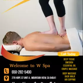 Well trained masseuses use feet in several way to knead the tissues on the patients back. 
The masseuse varies pressure of her/his feet by using props such as bars that help to control the process.