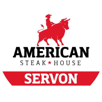 Logotyp från American Steak House Servon