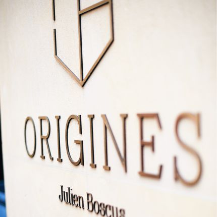 Logotyp från Origines