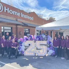 Our 25 Year Anniversary Celebration in 2022! Dan Pahos started the first Home Instead Senior Care in Alabama in February of 1997, and has been running it ever since, continuing our mission to Enhance the Lives of Seniors and Those Who Love Them.