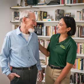 Home Instead Care Giver and their client