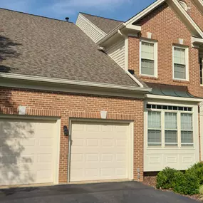 New premium vinyl siding, aluminum trim capping and vinyl soffit for a beautiful home in Vienna.