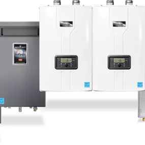 HUMIDIFIERS

Bradford White, Navien tankless WATER HEATERS
Bradford White’s tankless gas and electric water heaters help you maximize all the advantages of tankless. Your family can enjoy continuous hot water on demand in a convenient, compact design for added flexibility.