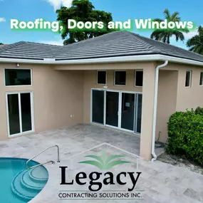 We installed all new impact windows and doors and did a full roof replacement for this customer in Palm Beach Gardens.  Complete makeover!