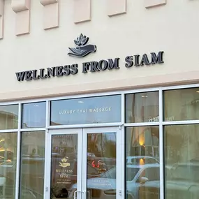 Wellness from Siam - Massage Studio Front Facade and Signage