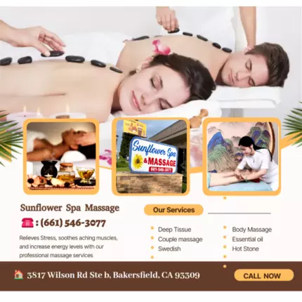 Logótipo de Sunflower Spa Massage