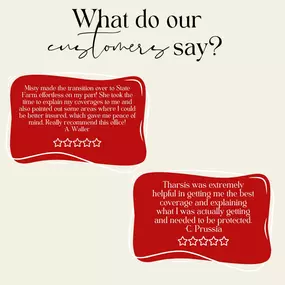 Because of you, we love what we do! Here's what our customers are saying ????