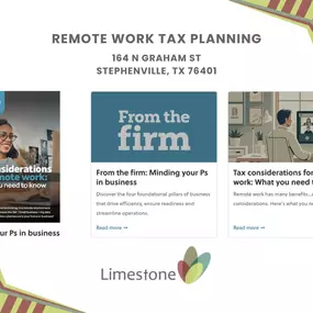 remote work tax planning