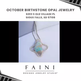 October birthstone opal jewelry