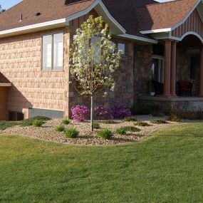 Greenscape Companies also offers edging installation services, with a large variety of different types of edging, such as: steel, aluminum, brick, cobblestone, concrete bullet, plastic, and more. To learn more about edging, and our process, visit our website today!