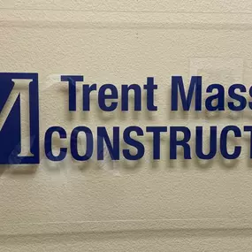 Trent Massey Construction office sign