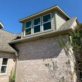 Newly constructed a 3-window dormer