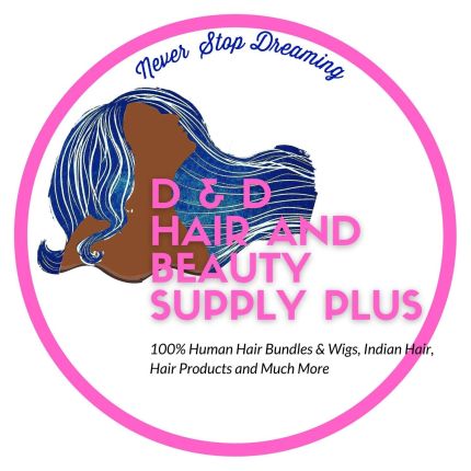 Logo de D and D hair and beauty supply plus