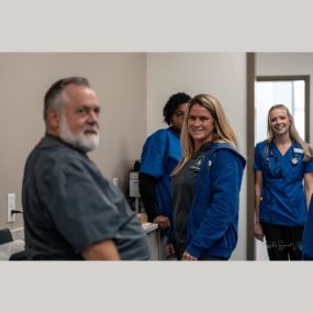 Some of the Caring Hands Animal Hospital of Suffolk veterinary team, in Suffolk, Virginia.