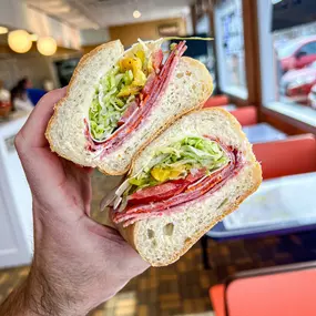 The Don is served with genoa salami, spicy capocollo & provolone