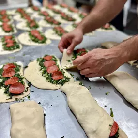 We make our Spinach pies every single day