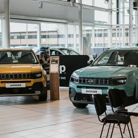 Evans Halshaw Jeep Hull Dealership Interior Avengers
