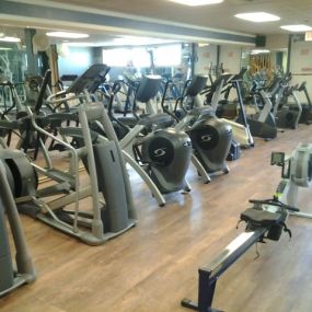 fitness rooms. Gym area