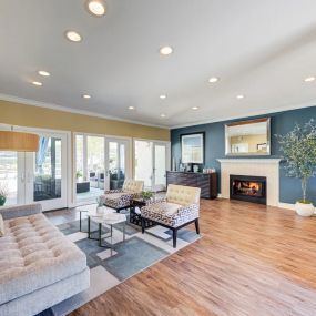 Living Room with Fireplace