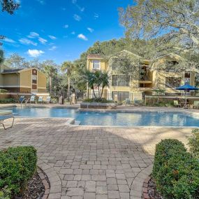 Building Exterior with Pool View