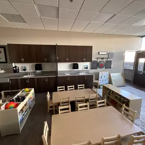 A toddler classroom at New Horizon Academy Meridian South