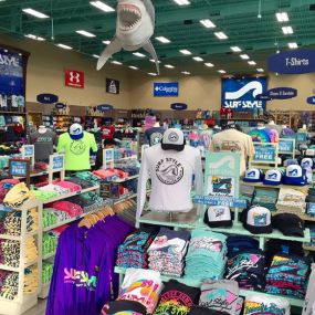 Surf Style provides top notch activewear across the Gulf Coast. From t-shirts and tank tops to hoodies, shorts and pants, Surf Style has every activewear clothing item needed to enjoy any time on the beach.