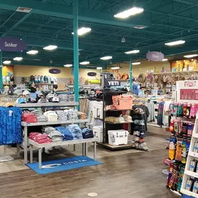 Interior of a Surf Style beach store location