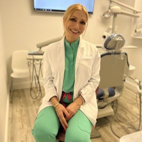 Dr. Maryam Ashraghi in her dental Office - Alpine Dental