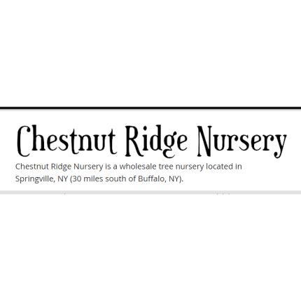 Λογότυπο από Chestnut Ridge Nursery