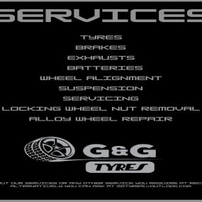 G&G Tyres | Stowbridge Tyres