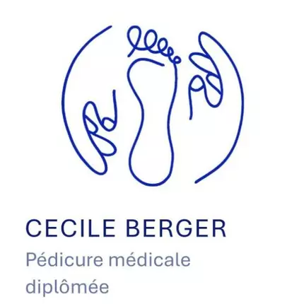 Logo de Cécile Berger pédicure médicale à domicile et au cabinet