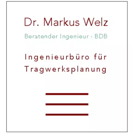 Logo fra Dr. Markus Welz Ingenieurbüro für Tragwerksplanung