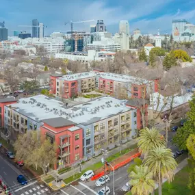 Aerial View at FREMONT MEWS