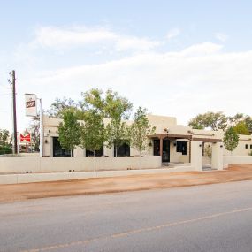 Exterior View from Corrales Road and West Ella, August 2024