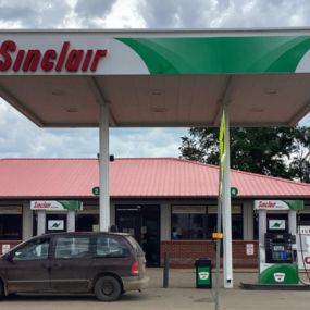 Sinclair Gas Station Fueling Island