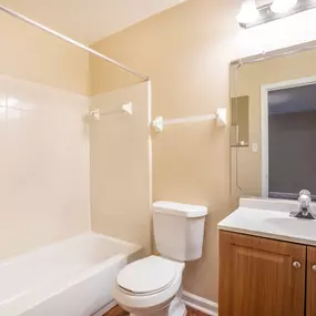 Bathroom with tub