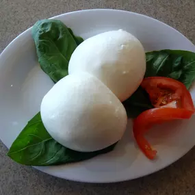 Freshly made mozzarella