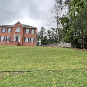 Sod & Grading job by RC Landscapes in Kennesaw