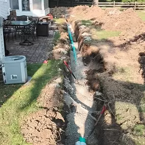 The guys at Rogers Drain Solutions are at it again! Here you'll see a sanitary sewer installation in the works!