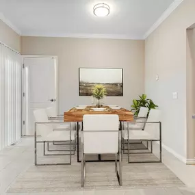 Dining Space at Brandywine Apartments, Michigan