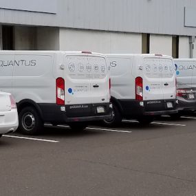 Quantus Service Provider and Quantus branded trucks