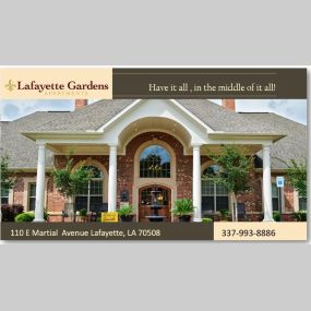 Front of Lafayette Gardens Apartments