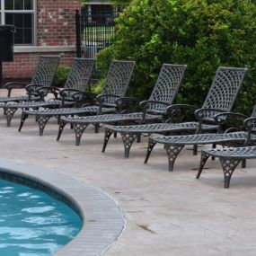 Pool Lounge Area  | Lafayette Gardens Apartments