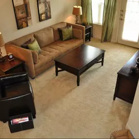 1 Bedroom Apartment Living Area | Lafayette Gardens Apartments